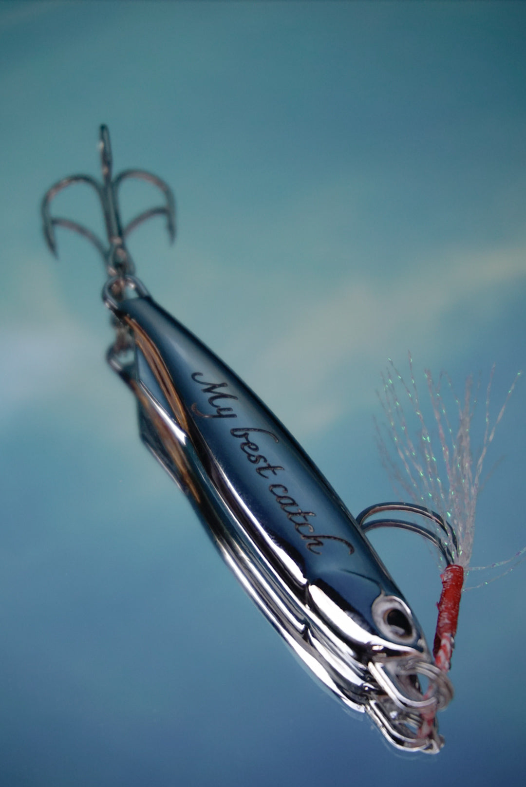 Personalized Fishing Lure Gift – Custom Engraved Stainless Steel Lure