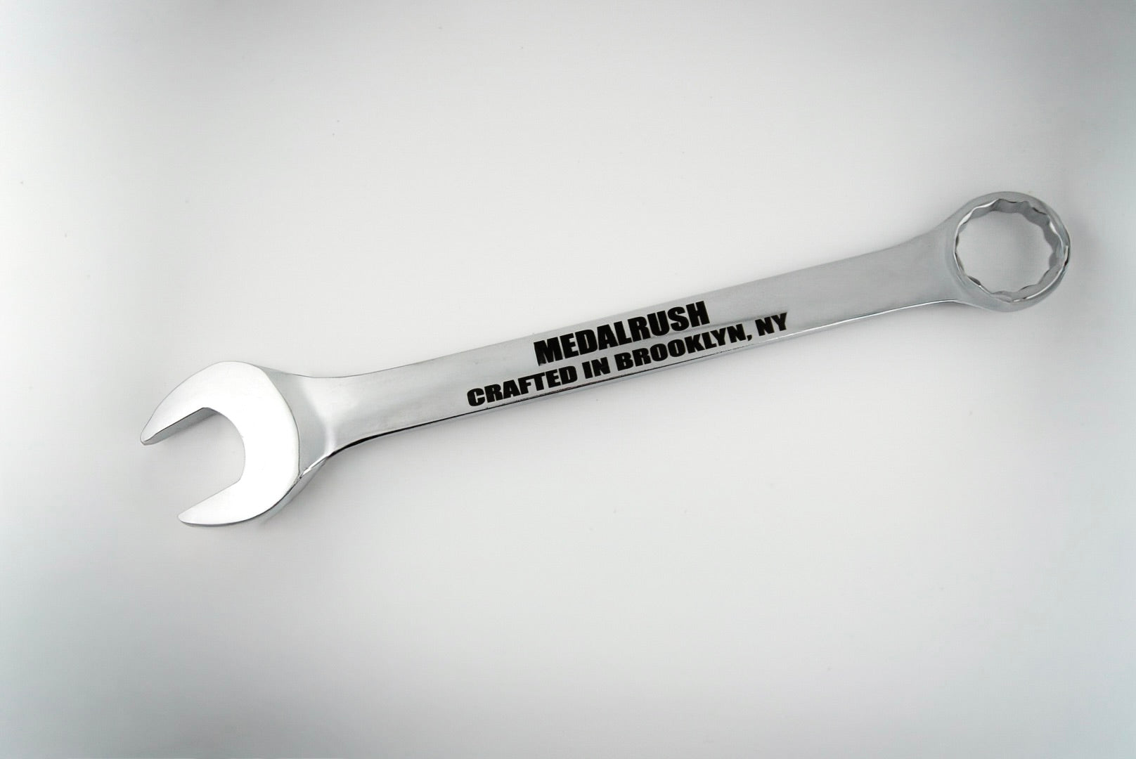 Personalized Engraved Steel Wrench – Custom Tool Gift for Dad, Mechani