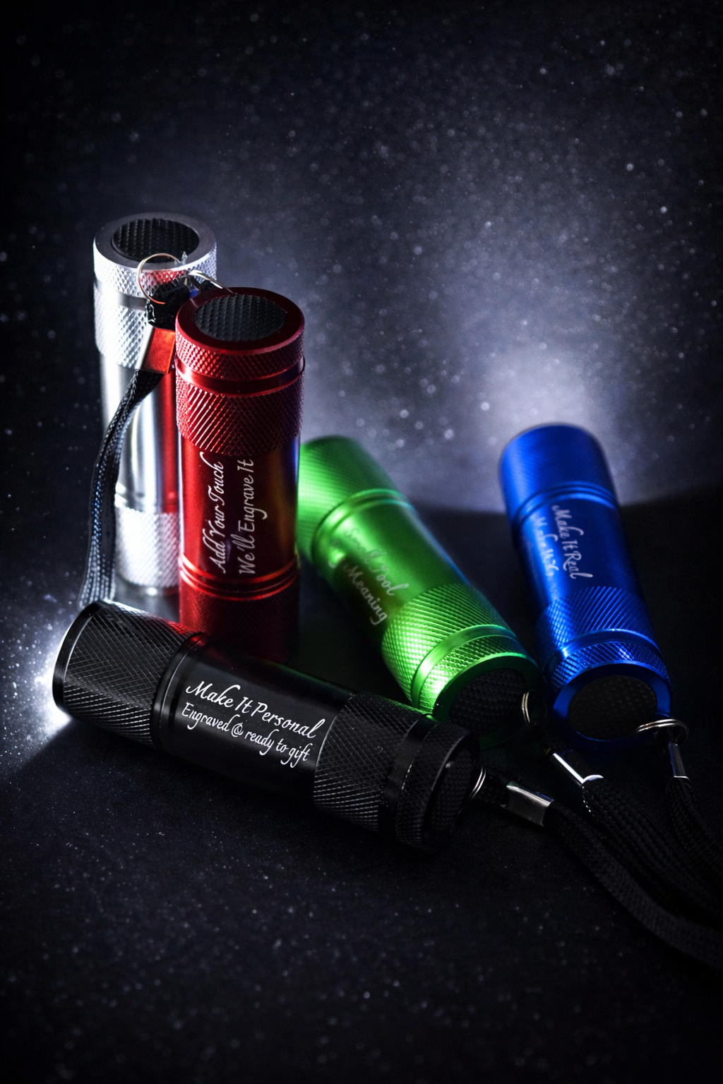 Custom Engraved LED Flashlight — Practical Personalized Gift for Home