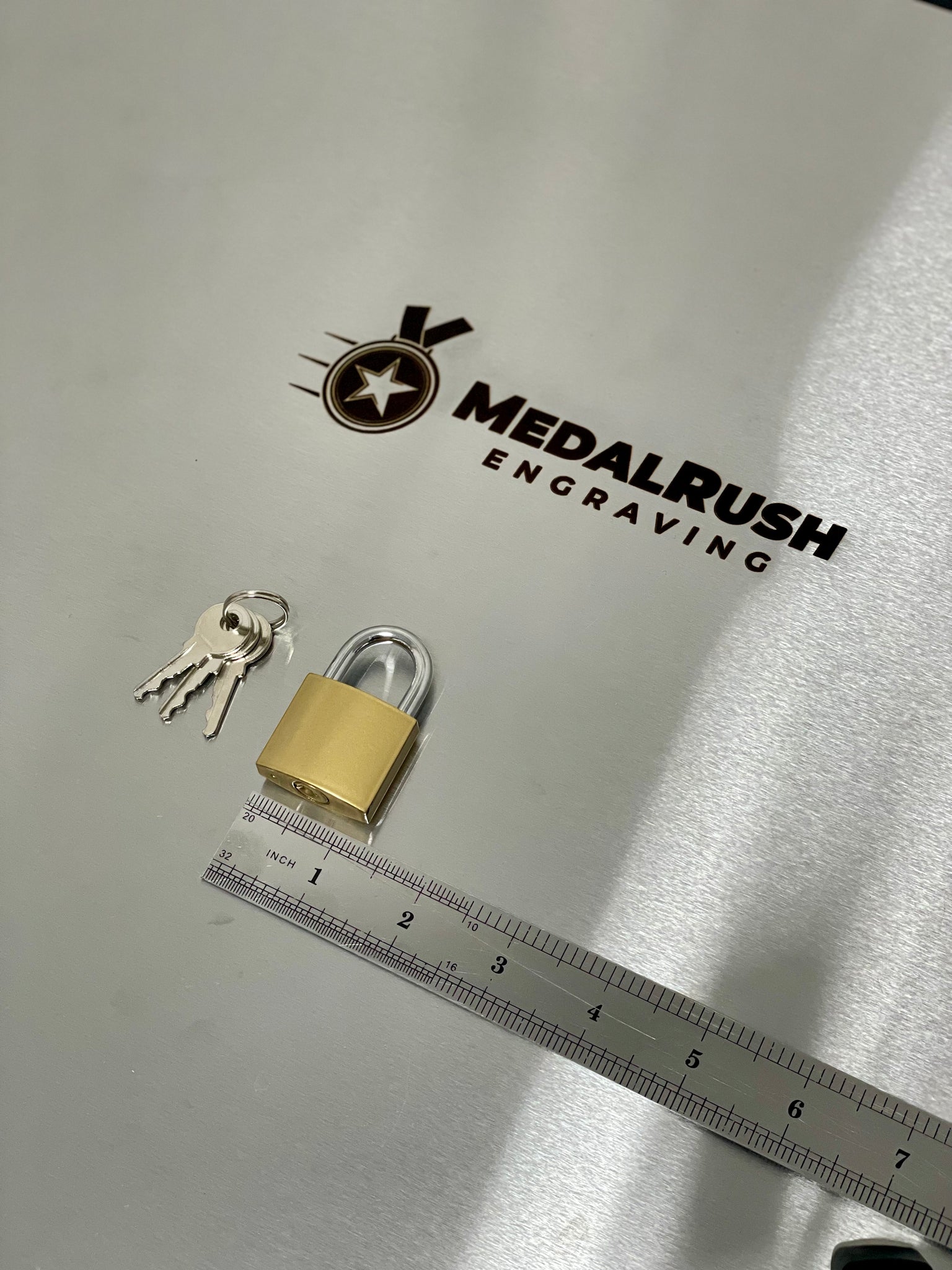 Custom Engraved Padlock with Keys – Personalized Wedding / Airbnb / Pr