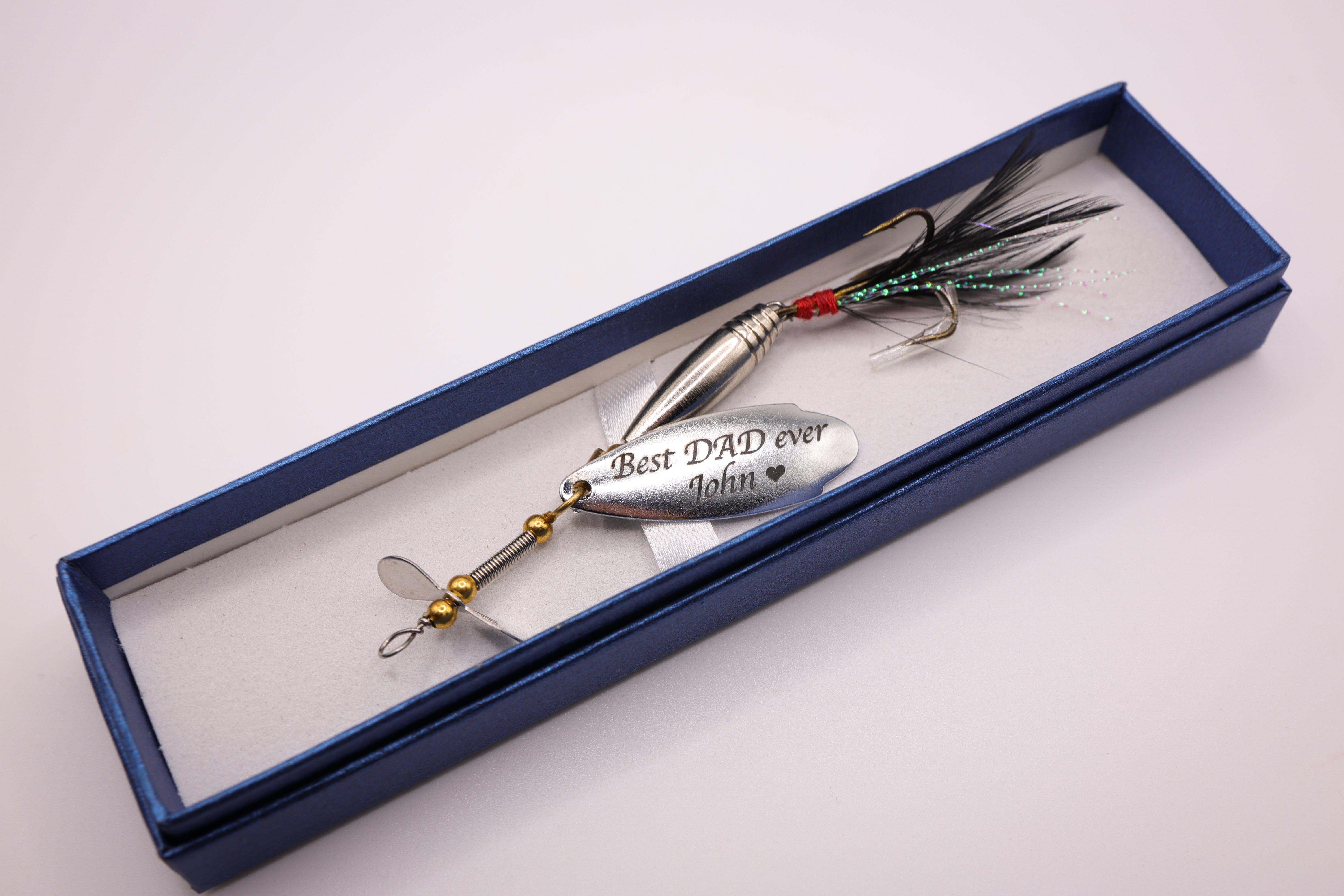Personalized Engraved Fishing Lure Gift – Custom Fisherman Keepsake in