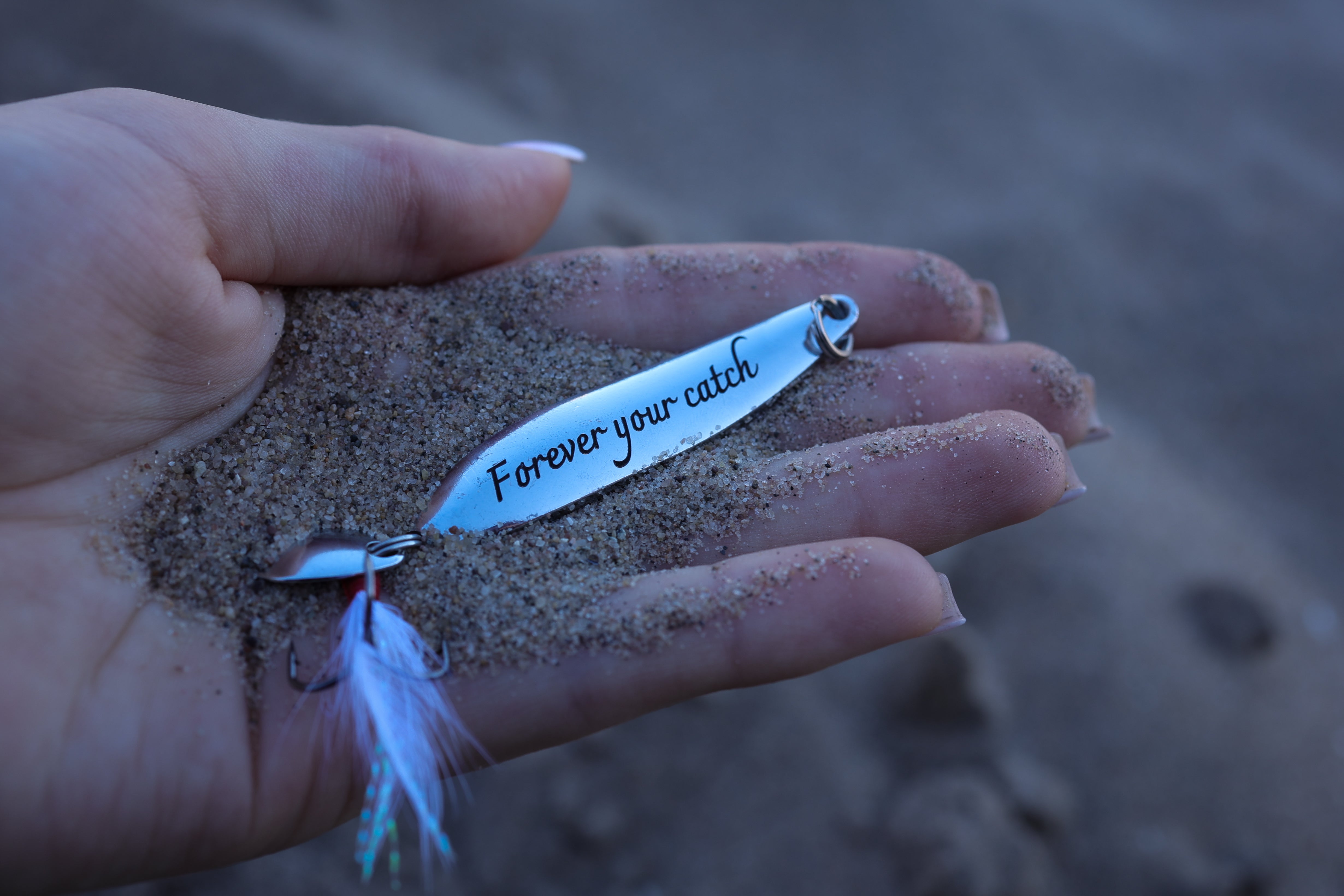 Personalized Engraved Fishing Lure Gift – Custom Message Keepsake for