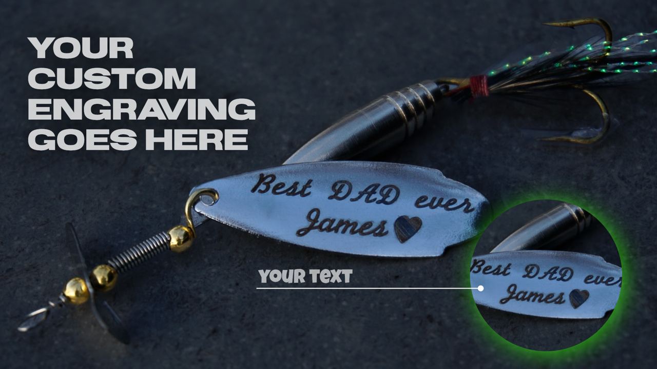 engraved fishing lures uk Personalized Engraved Fishing Lure Gift – Custom Fisherman Keepsake in