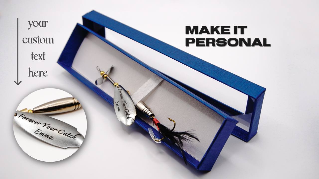 custom personalized fishing lures Personalized Engraved Fishing Lure Gift – Custom Fisherman Keepsake in